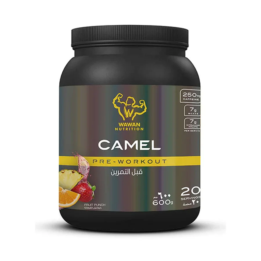 Wawan Nutrition, Pre-Workout, Camel, 600g, Fruit Punch
