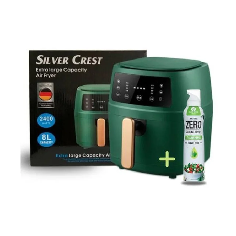 Silver Crest, Air Fryer, 8L, 2400w + Spray Oil Gratuit