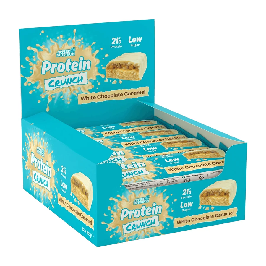 Applied Nutrition Protein Crunch Bar White Chocolate Caramel (12 x 62 g)