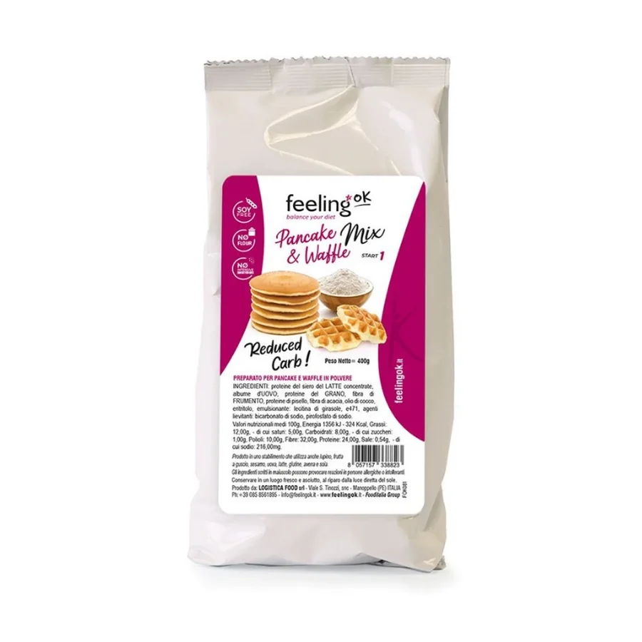 Feeling Ok, High Protein Pancake Mix, 400g, Date 31 Janvier 2026