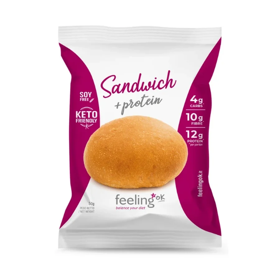Feeling Ok, Pain Sandwich Proteiné, 50g