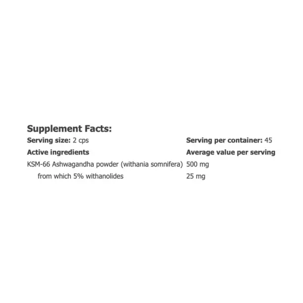 AMIX, ASHWAGANDHA KSM-66 PURE