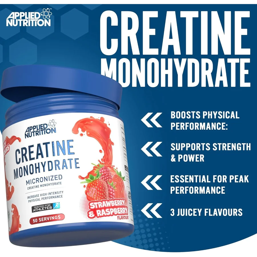 FLAVOURED, MICRONISED CREATINE MONOHYDRATE, 250G, 50 SERVINGS