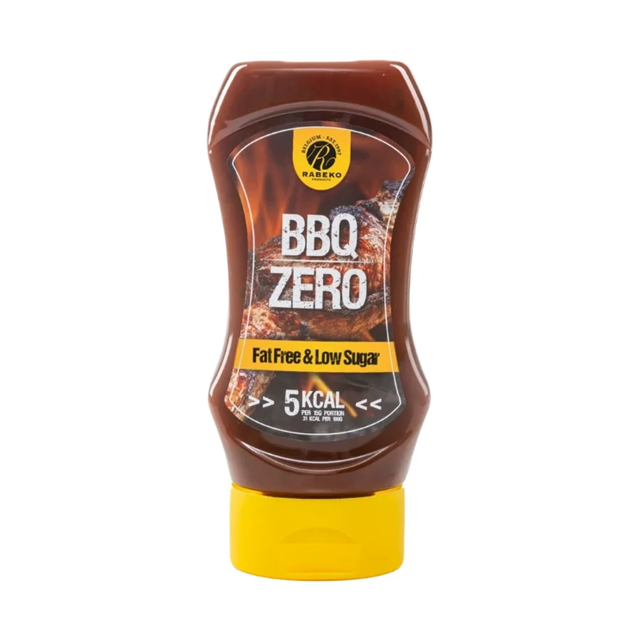 Sauce BBQ Zéro Rabeko 350ml - Sans Sucre, Sans Calories