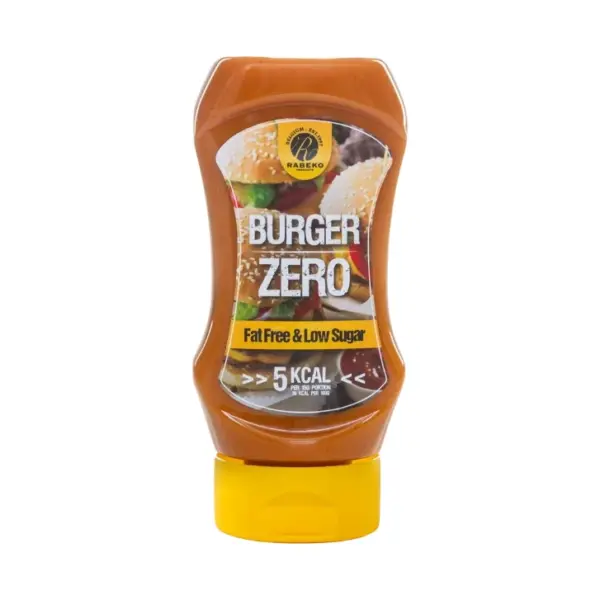Sauce Burger Zéro Rabeko 350ml - Sans Sucre, Sans Calories