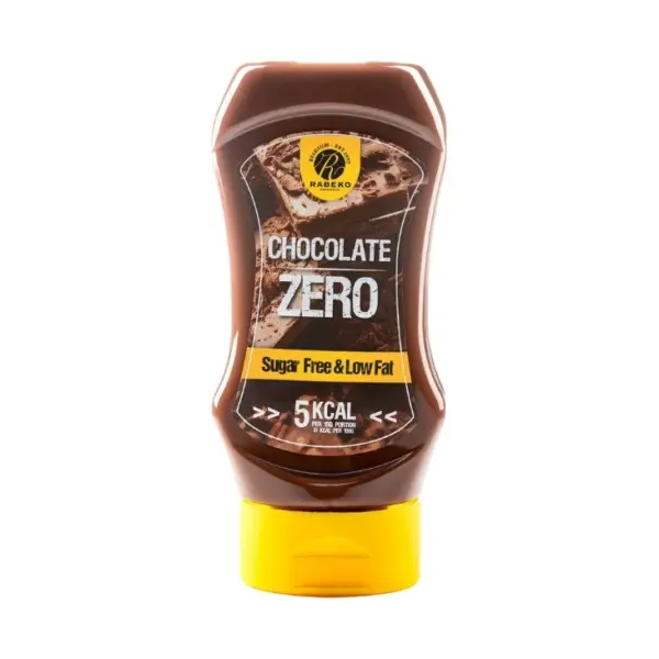 Sauce Chocolat Zéro Rabeko 350ml - Sans Sucre, Sans Calories