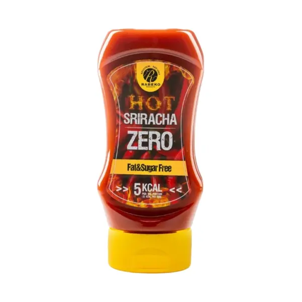 Sauce Sriracha Zéro Rabeko 350ml - Sans Sucre, Sans Calories