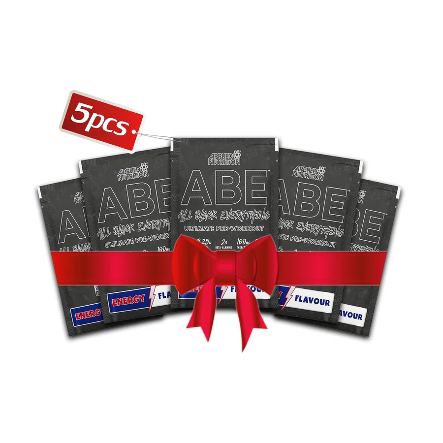 Applied Nutrition, PACK 5 PCS OF ALL BLACK EVERYTHING, Ultimate Pre-workout, 5 x
