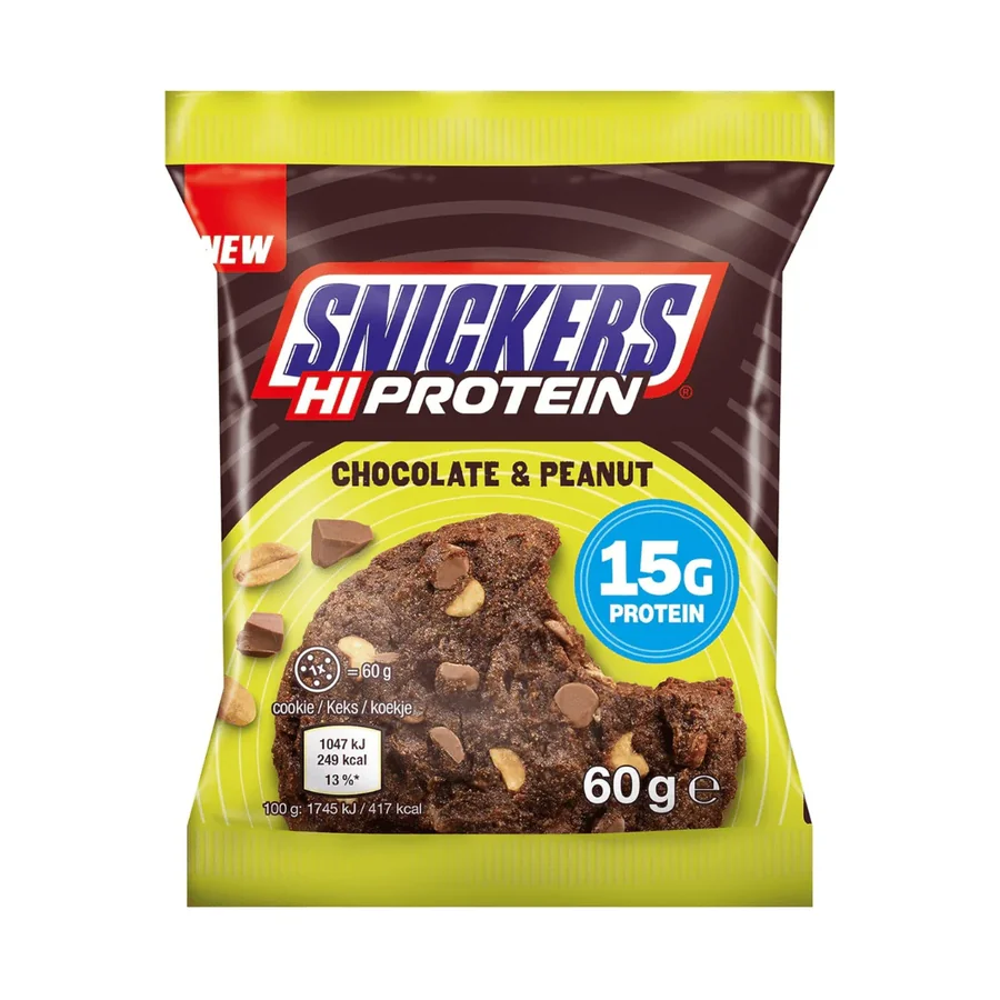 Snickers Chocolate & Peanut HI-PROTEIN Cookie 15g protein