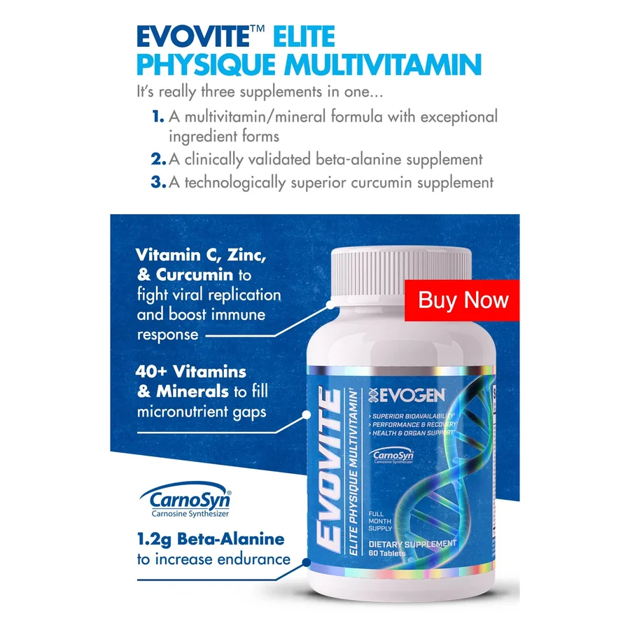 Evogen Nutrition, Evovite Multivitamin 60 Tablets