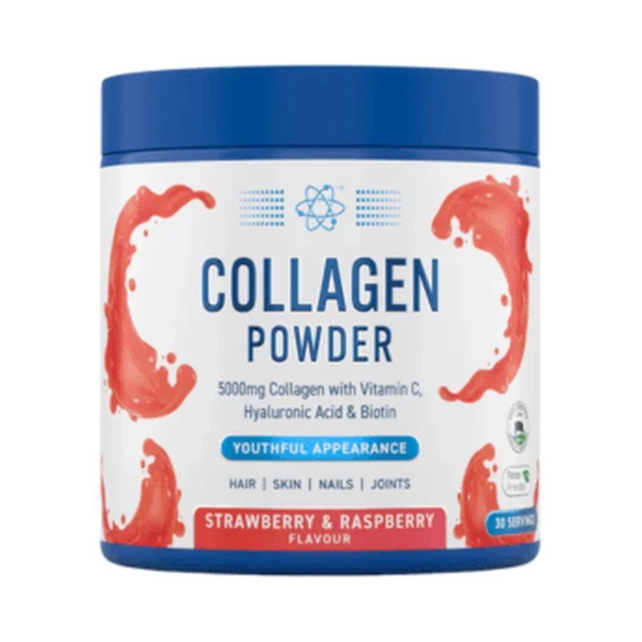 Applied Nutrition - Collagène avec Vitamine C, Acide Hyaluronique et Biotine – Fraise & Framboise