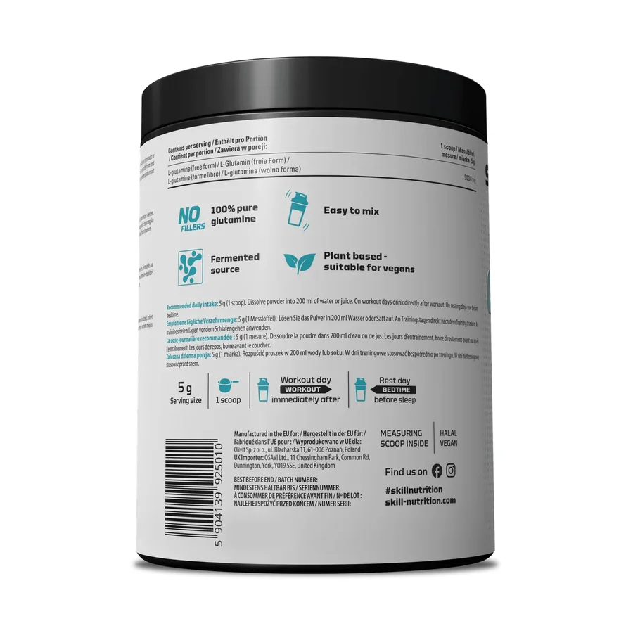 Skill Nutrition, Glutamine, 500g