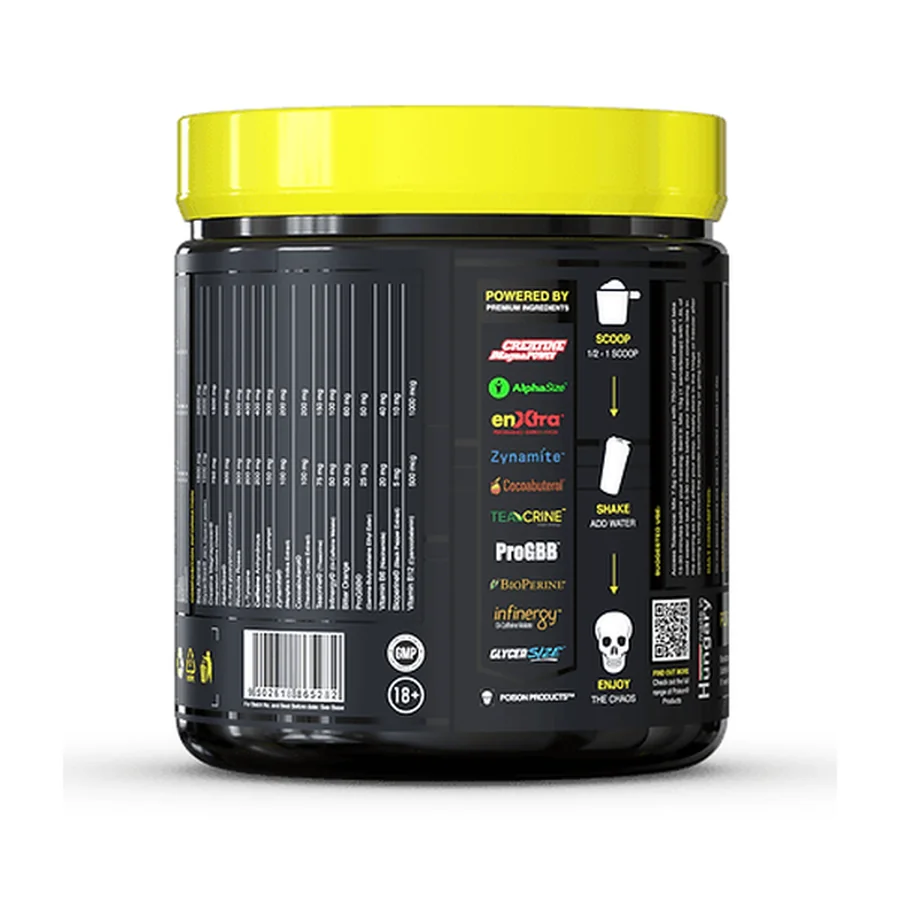 Poison، Pre، Sour Gummy Bear، 380 غرام، 50 حصة،