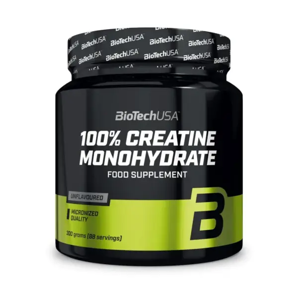 100% CREATINE MONOHYDRATE, 300G, 88 SERVINGS, BIOTECH USA