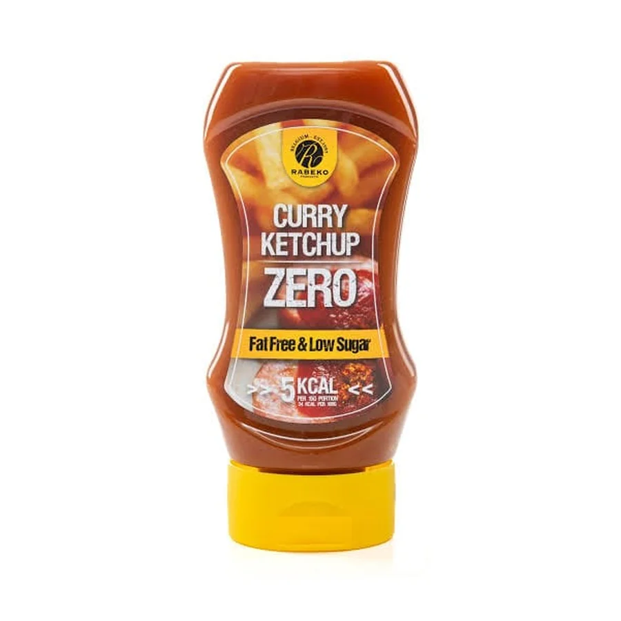 Rabeko Sauce Curry Ketchup Sans Sucre et Sans Calories,350 ml