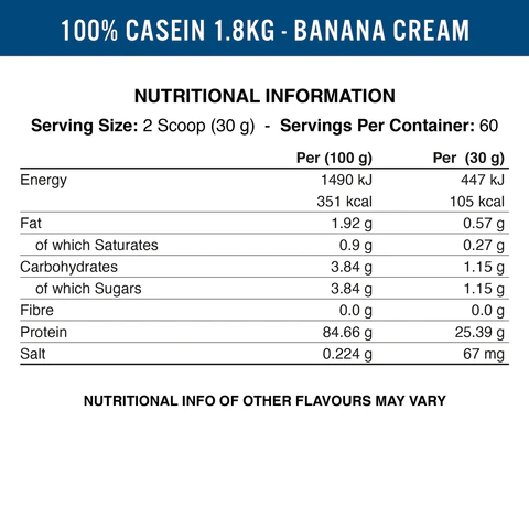 مسحوق بروتين الكازين الميسيلاري، من شركة Applied Nutrition، 900 غرام