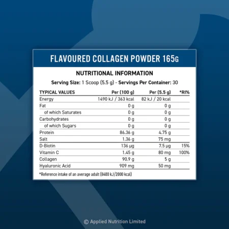 Applied Nutrition – Collagène avec Vitamine C, Acide Hyaluronique et Biotine – Fraise & Framboise