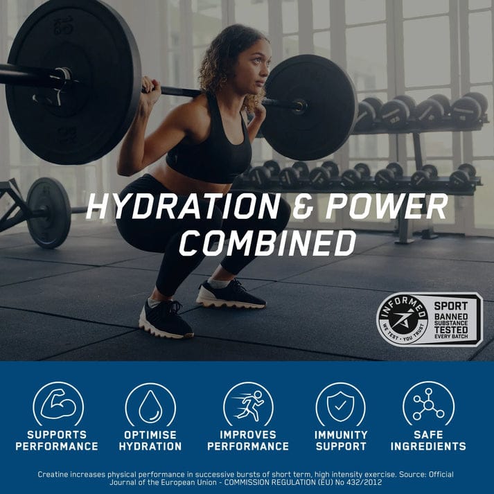 Applied Nutrition, Creatine + Hydration, 5g creatine, 800mg electrolytes, 12 vitamins and minerals