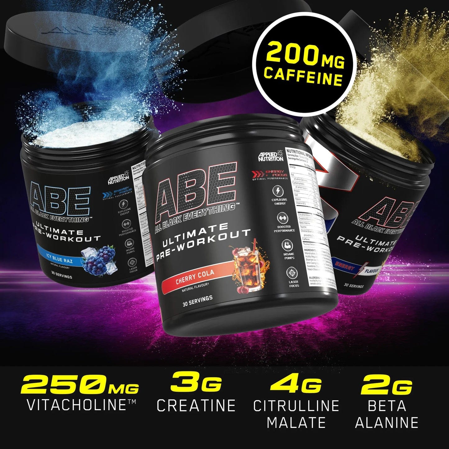 Applied Nutrition, ABE – All Black Everything | Ultra-Powerful Pre-Workout