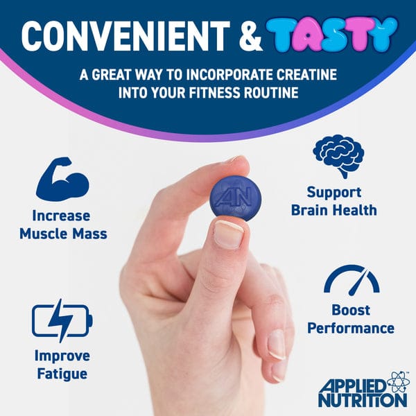 Applied Nutrition – Creatine Monohydrate Gummies – Blue Raspberry