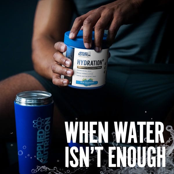 Applied Nutrition, HYDRATION+ ELECTROLYTE & VITAMIN POWDER, STRAWBERRY RASPBERRY